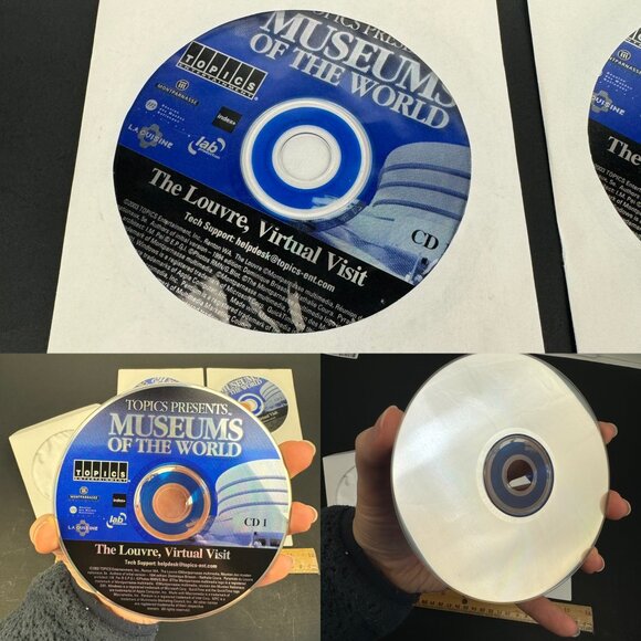 5 Vtg 2003 Topic Presents Museums of the World Virtual Visit Comp PC CD rom READ - Picture 5 of 7
